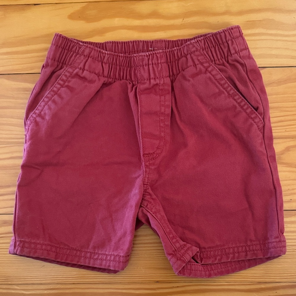 Nautica Nantucket Red Toddler Boy Pull-On Shorts